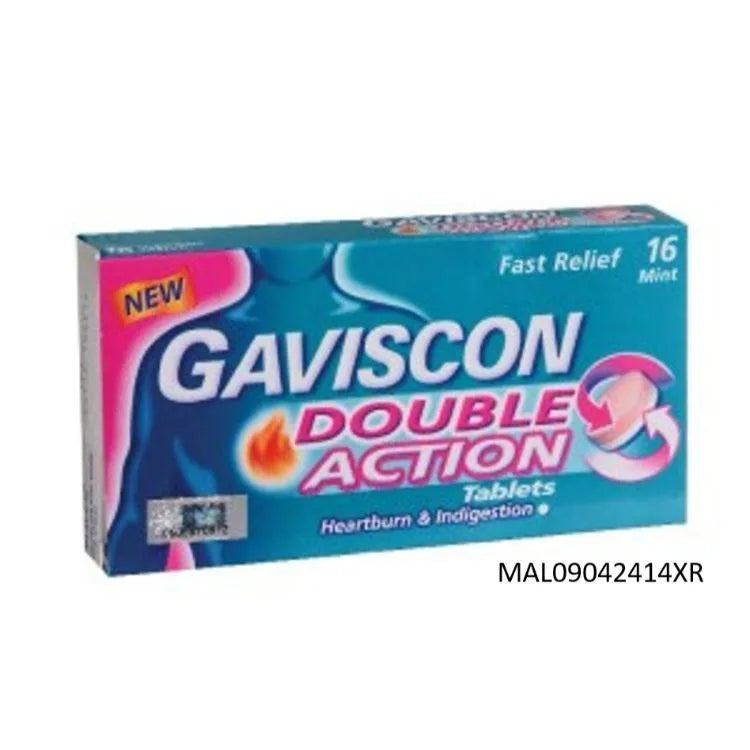 Gaviscon Double Action Tablet 250mg (16s)