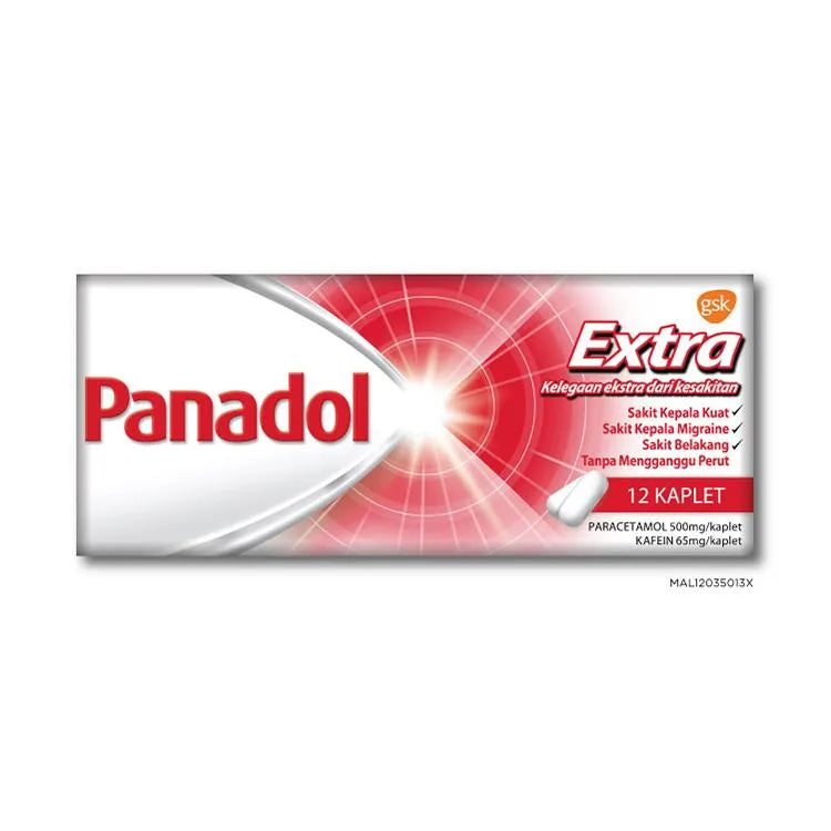 Panadol Extra Paracetamol Pain Relief (12s)