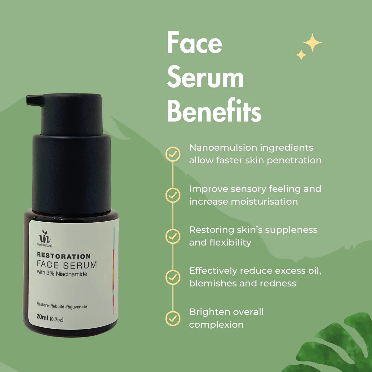 Veri Natural Skin Restoration Face Serum