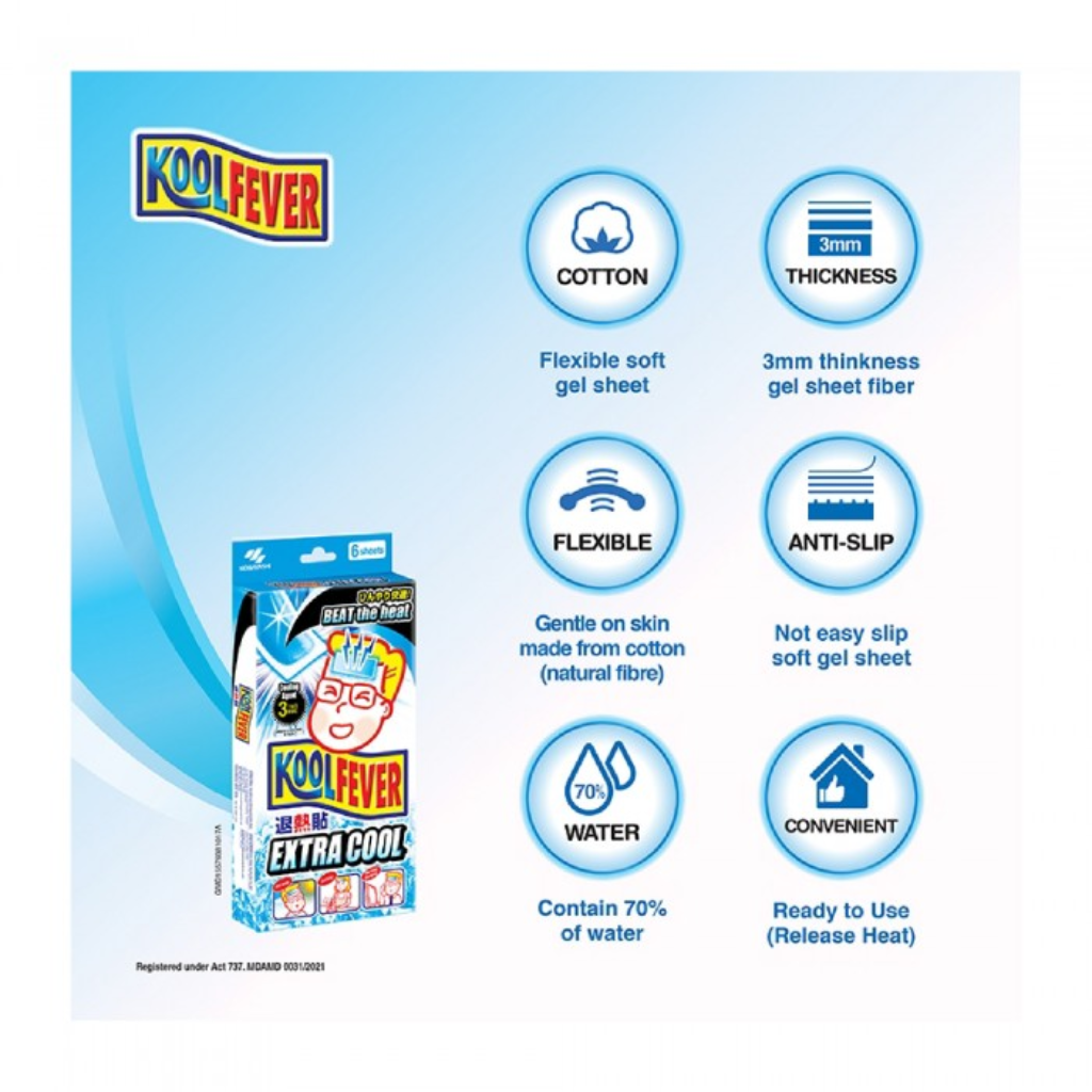 KOOLFEVER For Adult Extra Cool 2sheet x 6 packs