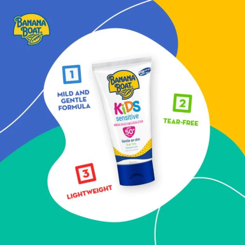Banana Boat Kids Sensitive Lotion SPF50 90ml