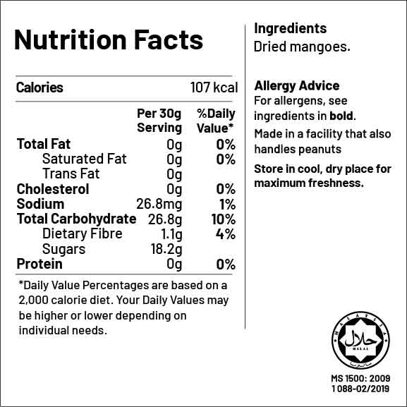Big Nüts Dried Mango Slice
