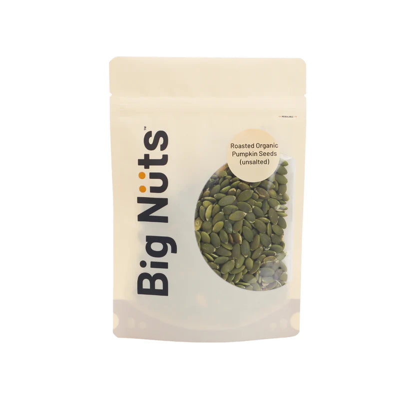 Big Nüts Lightly Roasted Pumpkin Seeds (Unsalted)