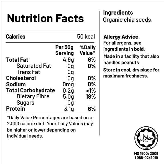 Big Nüts Organic Chia Seeds