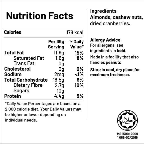 Big Nüts Almonds and Cashews Premium Trail Mix