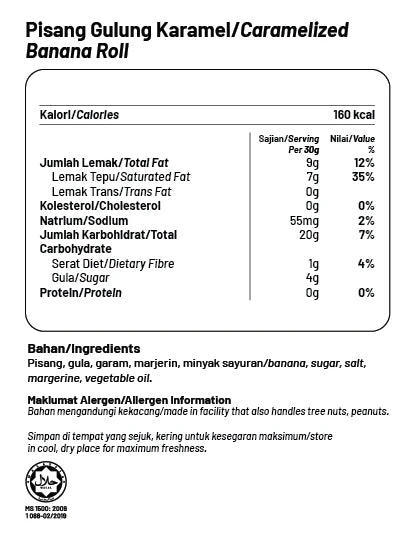 Big Nüts Caramelized Banana Roll