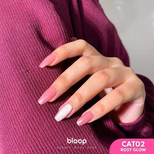 Bloop Basic Press On - CAT02 Rosy Glow