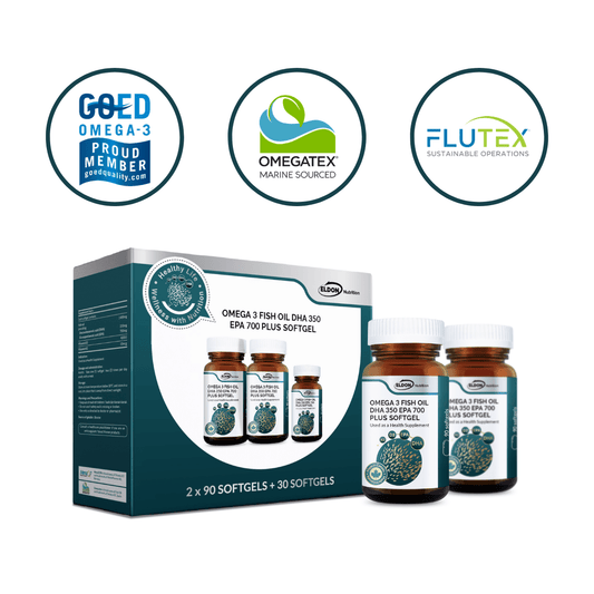 Eldon Nutrition Omega-3 Fish Oil DHA 350 EPA 700 Plus