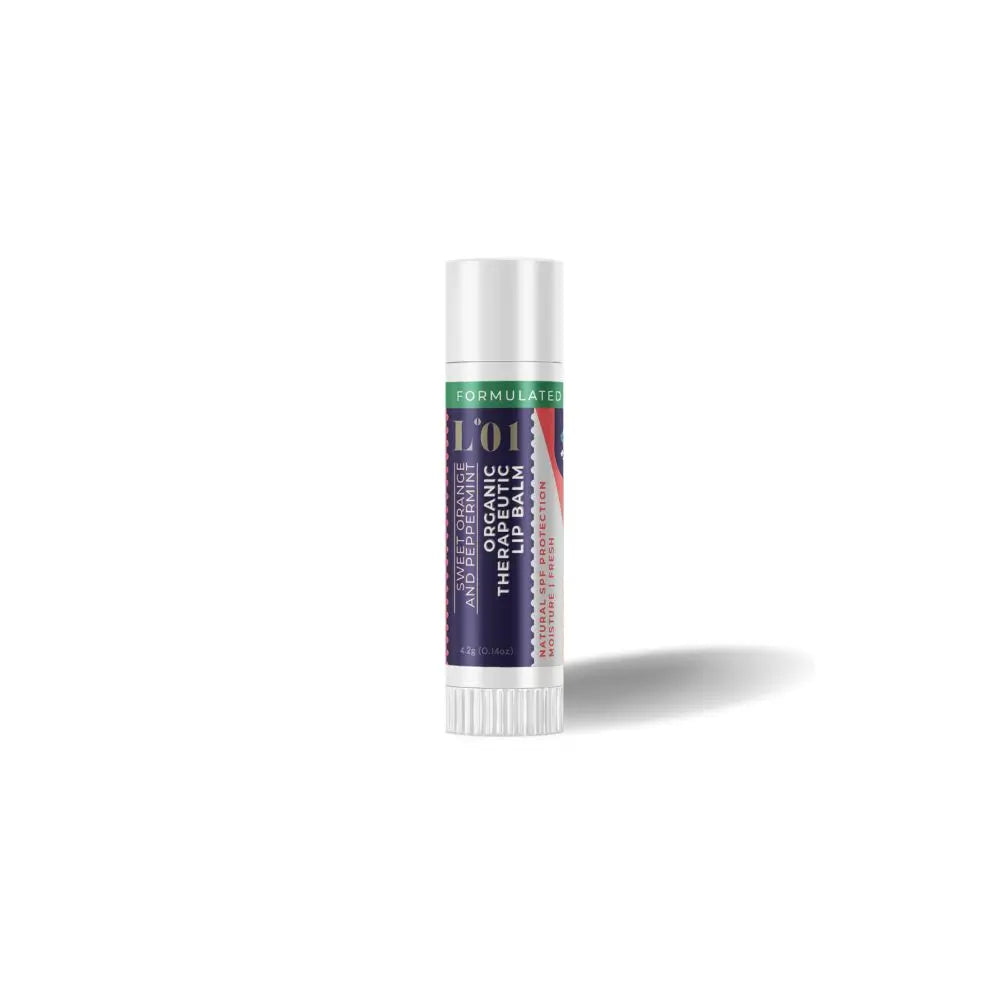 Bam & Co. Organic Therapeutic Lip Balm – Sweet Orange & Peppermint (4.2g)