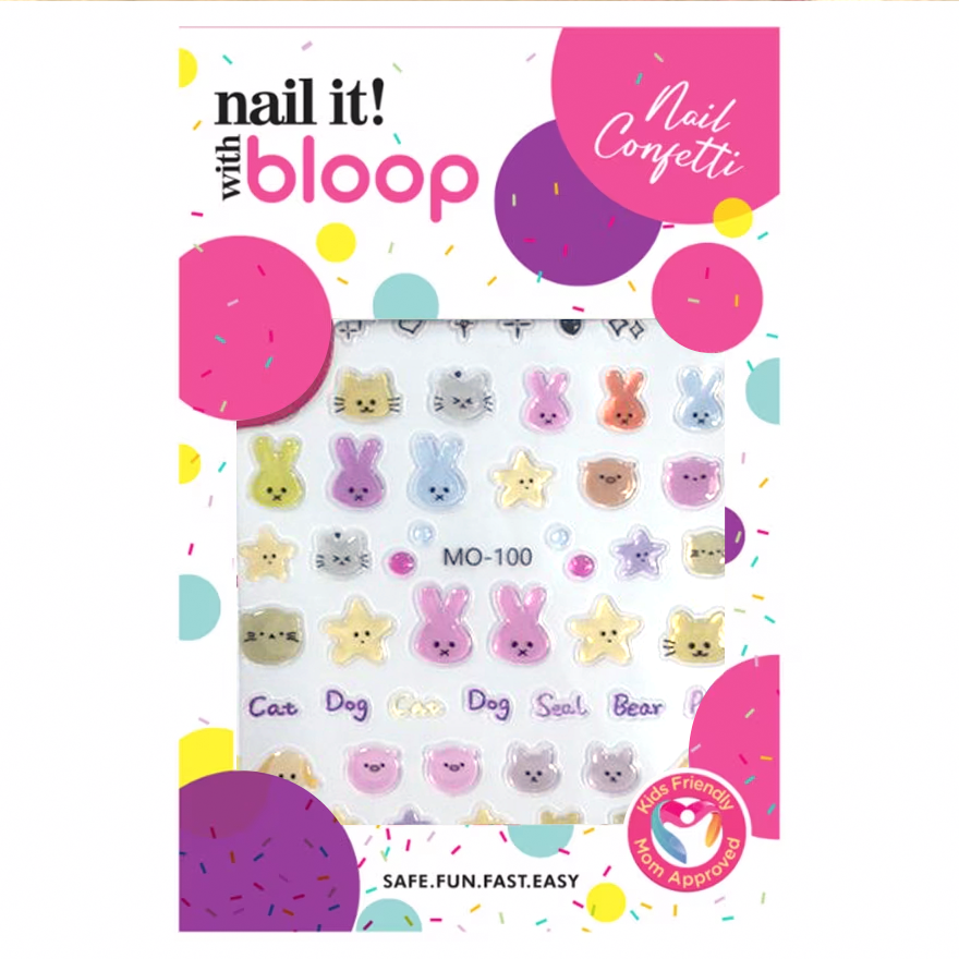 BLOOP Nail Confetti Stickers