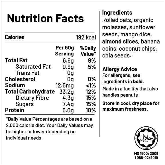 Big Nüts Muesli Tropical Fruits and Nuts (500g)