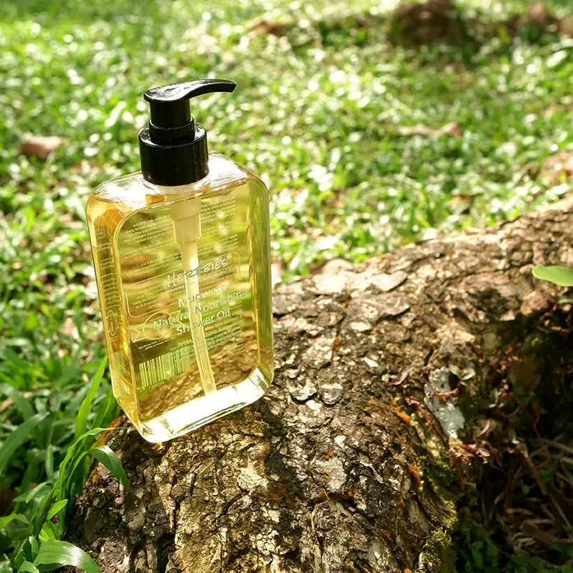 Herbbies Mugwort Natural Nourishing Shower Oil