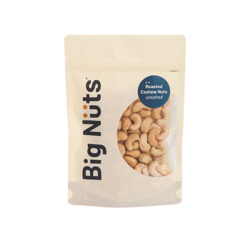 Big Nüts Lightly Roasted Cashew Nuts (Unsalted)