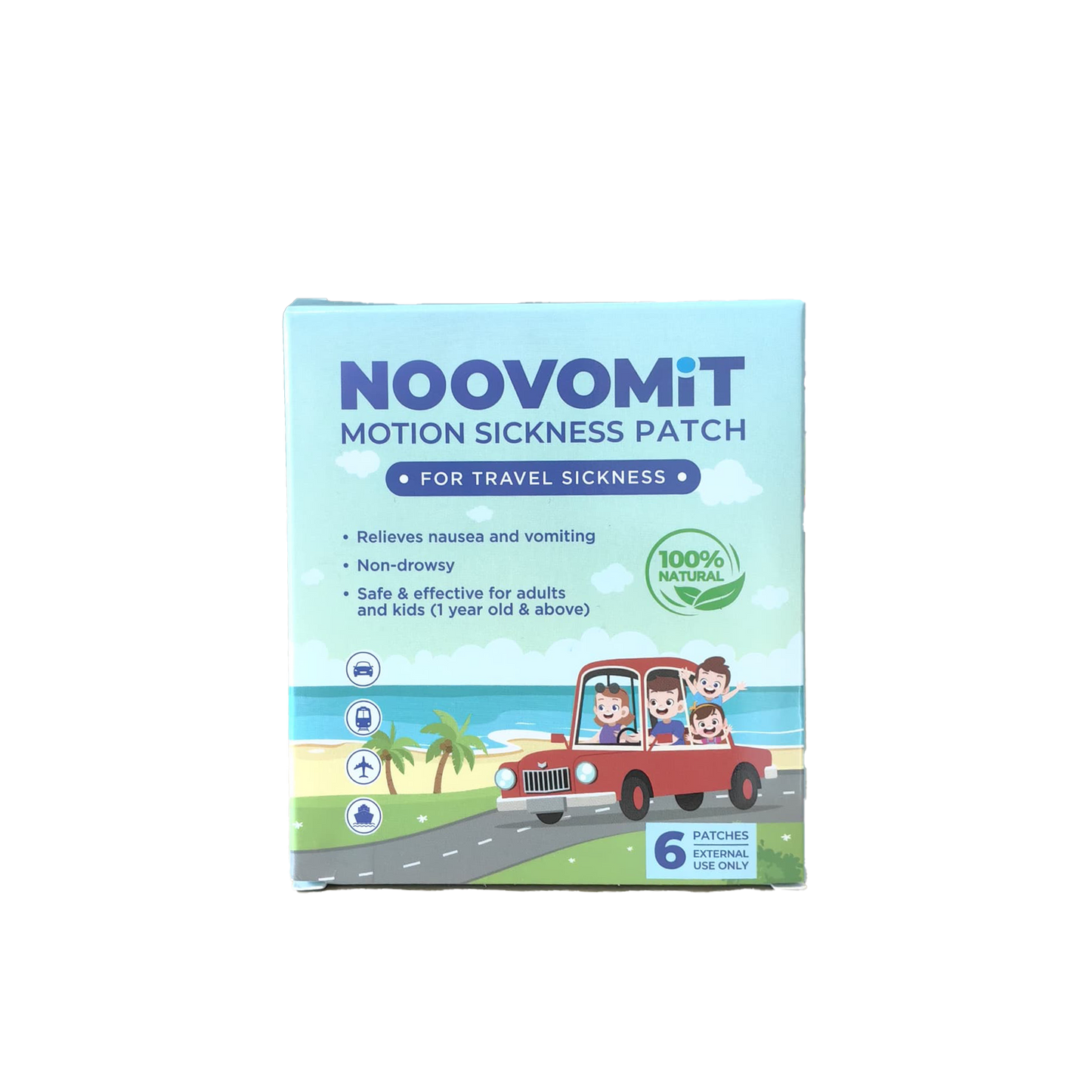 NOOVOMIT Motion Sickness Patch (6s)
