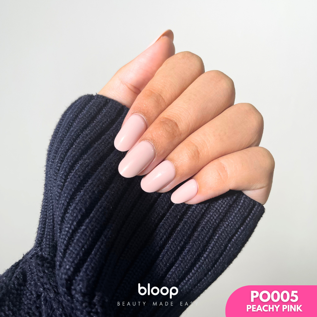 Bloop Basic Press On - PO005 Peachy Pink