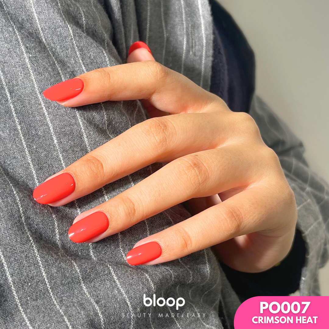 Bloop Basic Press On - PO007 Crimson Heat