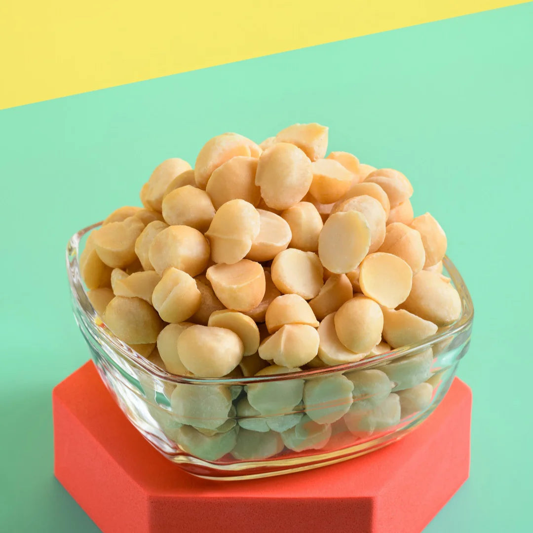 Big Nüts Lightly Roasted Macadamia (Organic Sea Salt)(Halves)