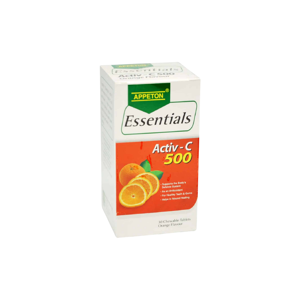 Appeton Essentials Activ-C Vitamin C 500 Orange 30's