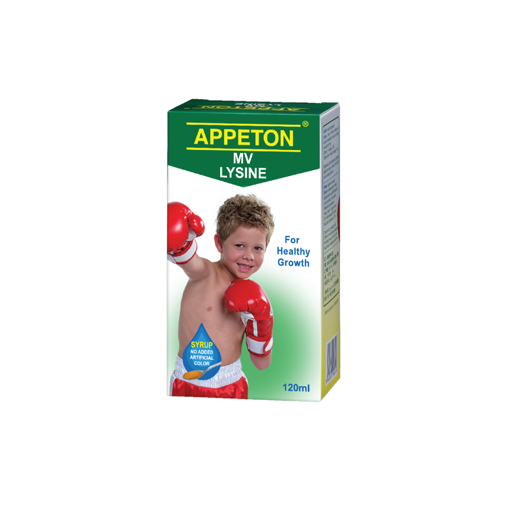Appeton Multivitamin Lysine Syrup 120ml