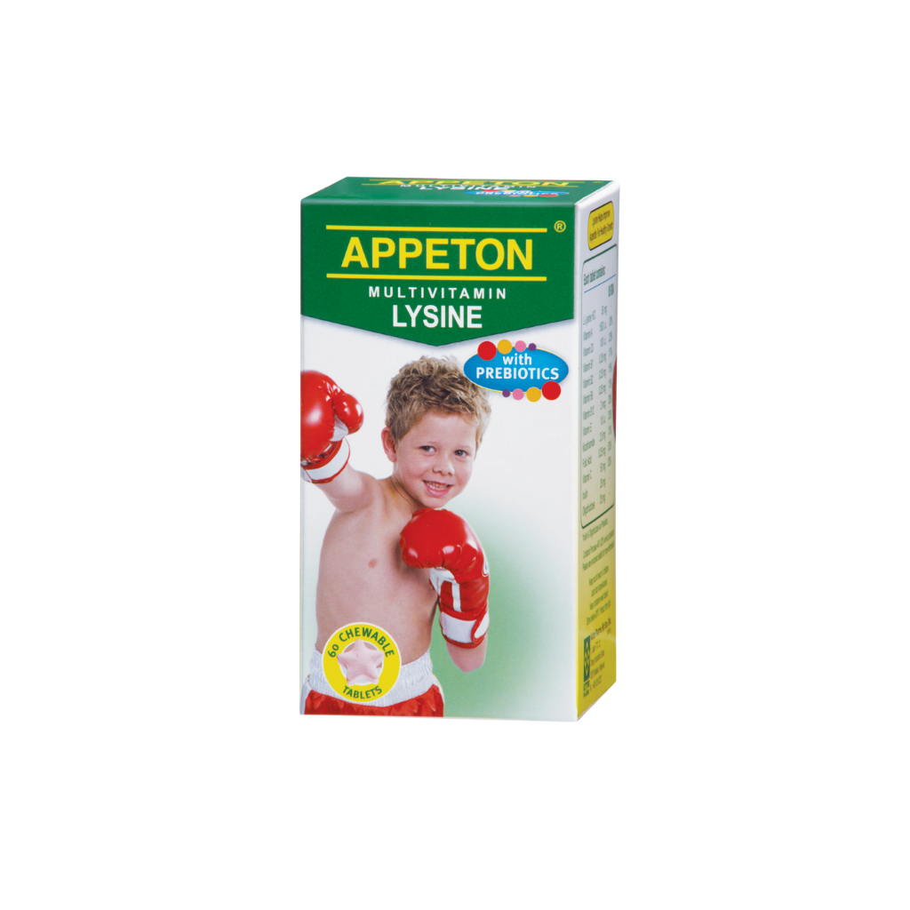 Appeton Multivitamin Lysine With Prebiotics Tablet 60's