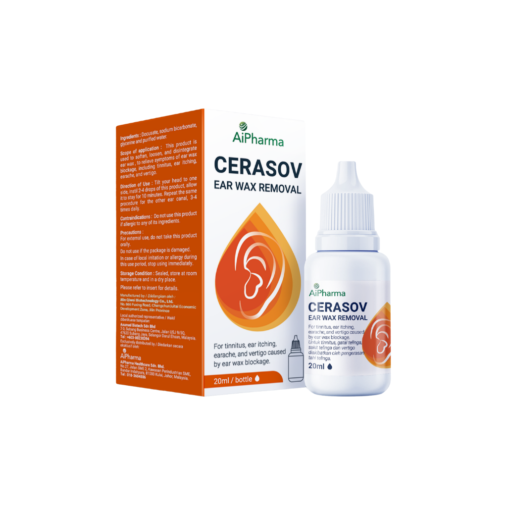 AI Pharma Cerasov Ear Wax Removal Drops 20ml