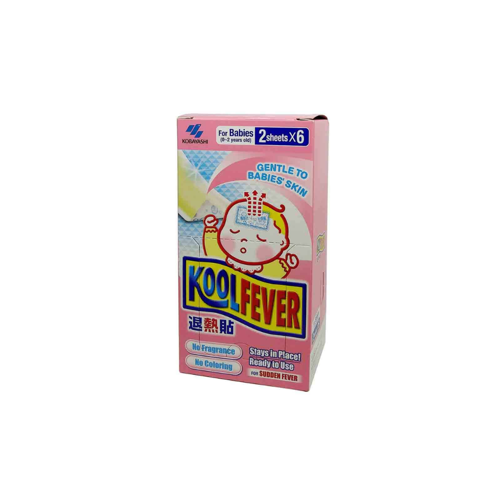 KOOLFEVER Cooling Gel Sheet for Babies 2sheet x 6