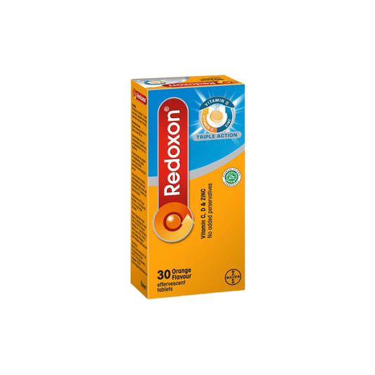 Redoxon Triple Action Vitamin C+Zinc Effervescent Tablet (Orange)