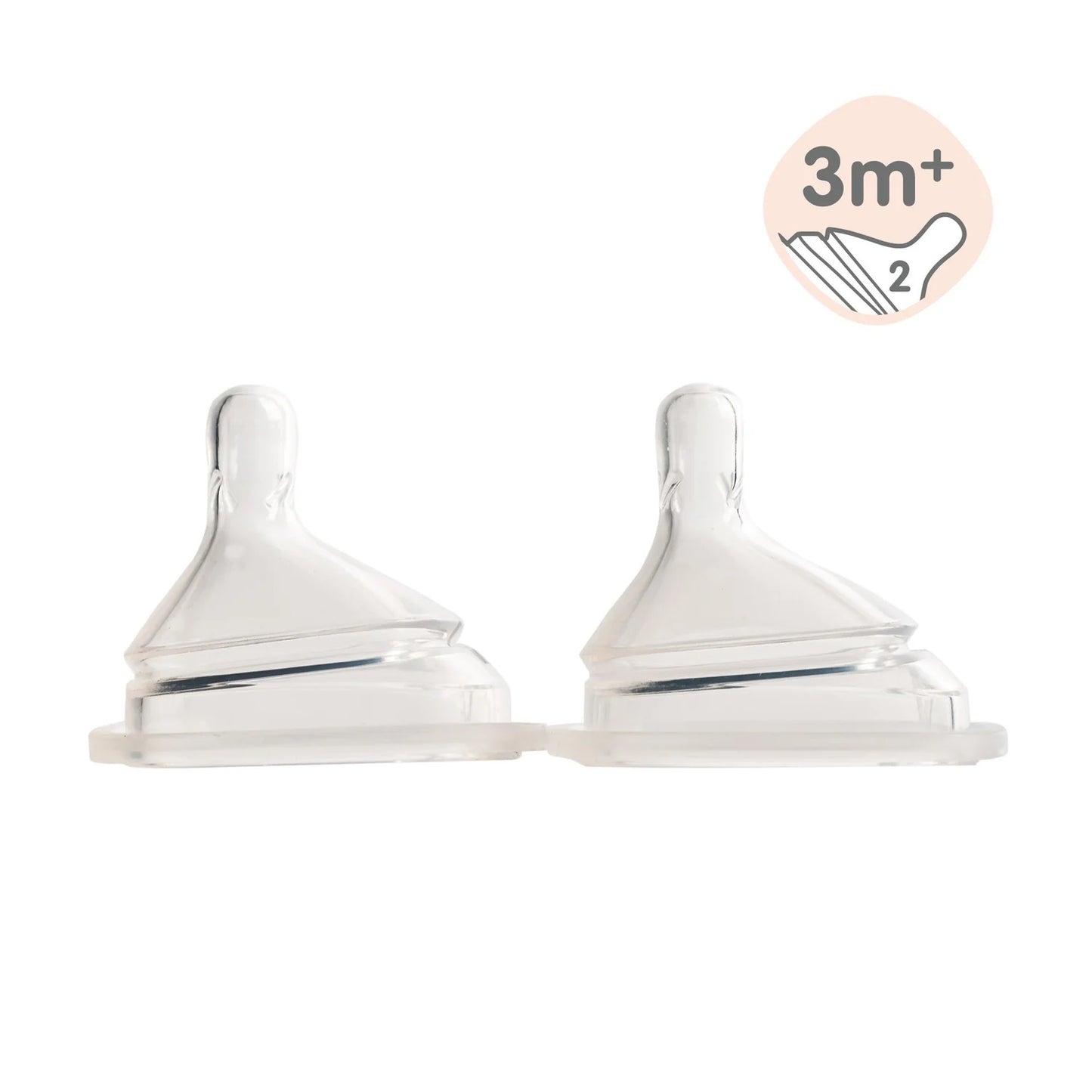 Hegen PCTO™ 240ml/8oz Feeding Bottle PPSU, 2-Pack with 2 x Medium Flow Teat