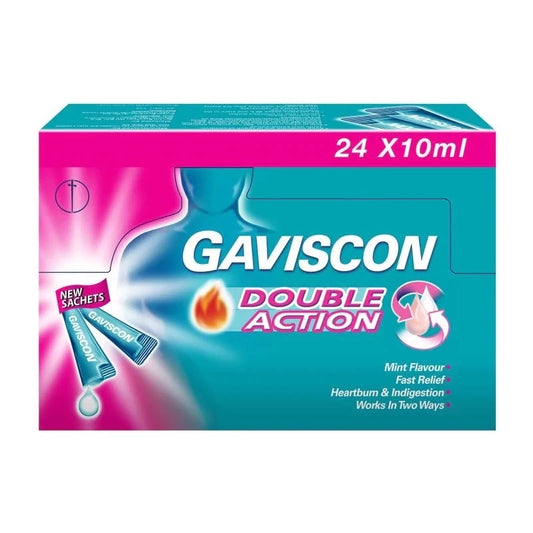 Gaviscon Double Action Sachet (5x10ml/24x10ml)