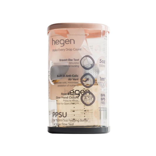 Hegen PCTO™ 150ml/5oz Feeding Bottle PPSU with Slow Flow Teat
