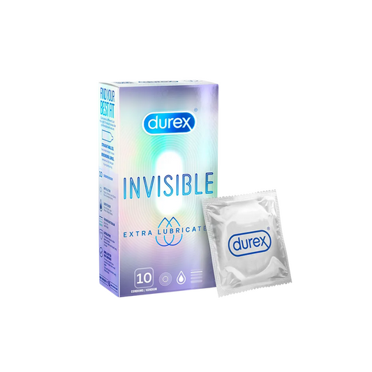 DUREX Invisible Extra Lubricated Condoms 10's