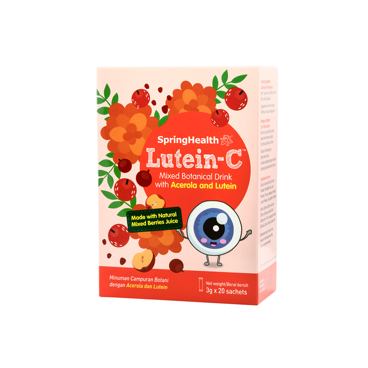 SpringHealth Lutein-C® Mixed Botanical Drink with Acerola & Lutein (30s)