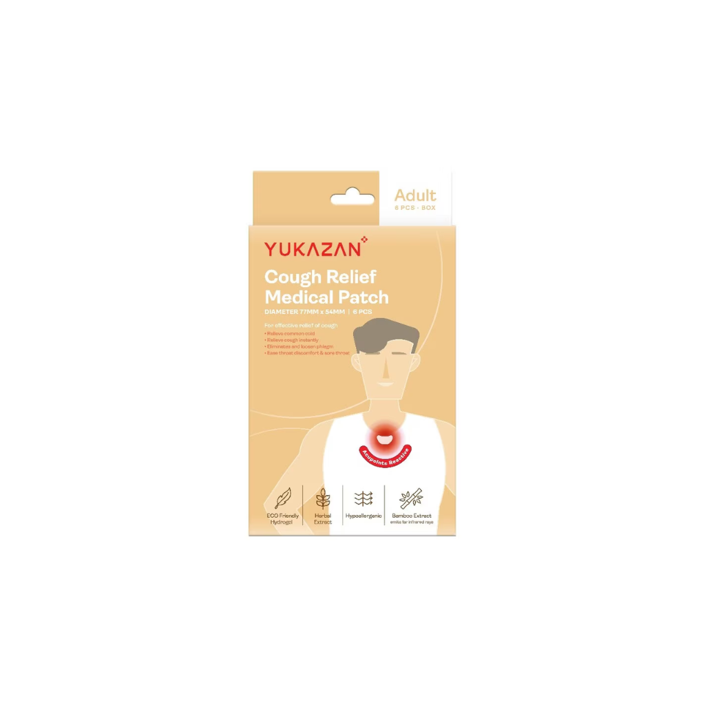 Yukazan Adult Cough Relief Patch 6's